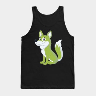 Cartoon Wolf Classic Tank Top